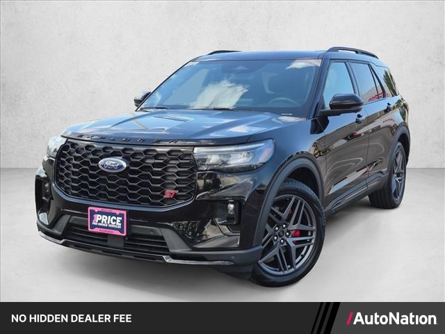 Agate Black Metallic 2025 Ford Explorer SUV / Crossover All-Wheel Drive Automatic