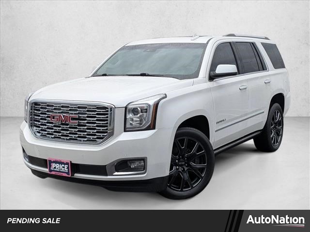 White Frost Tricoat 2018 GMC Yukon Denali 4WD SUV / Crossover Four-Wheel Drive Automatic