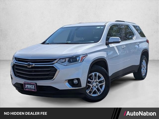 White (Iridescent Pearl Tricoat) 2018 Chevrolet Traverse LT Cloth AWD SUV / Crossover Four-Wheel Drive 9-Speed Automatic