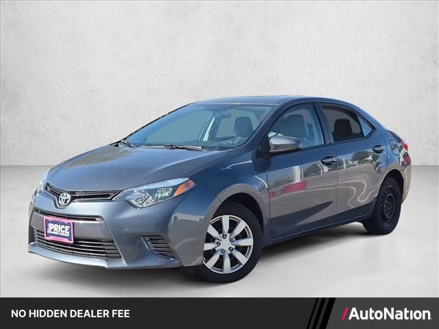 Slate Metallic 2016 Toyota Corolla Sedan Front-Wheel Drive Automatic