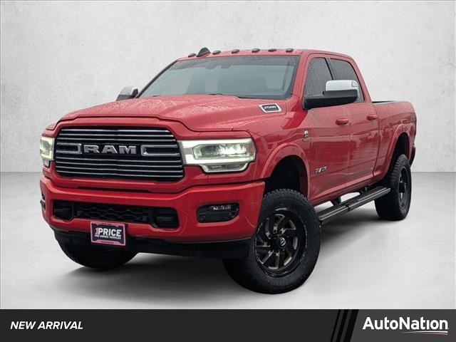 Flame Red Clearcoat 2019 RAM 2500 Laramie Crew Cab 4WD Pickup Truck Four-Wheel Drive 6-Speed Automatic