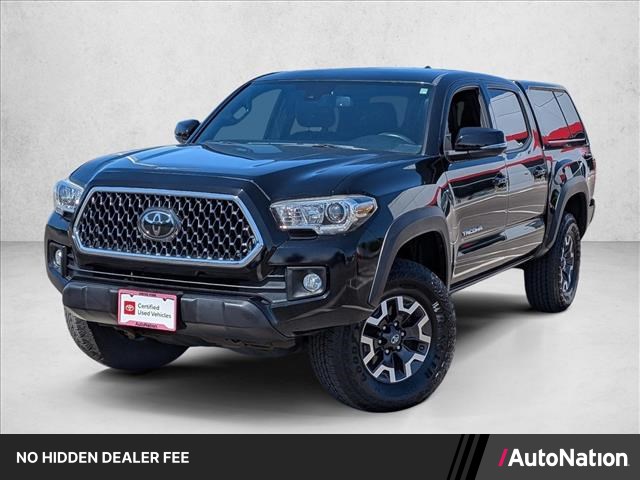 Midnight Black Metallic 2018 Toyota Tacoma Pickup Truck Four-Wheel Drive Automatic