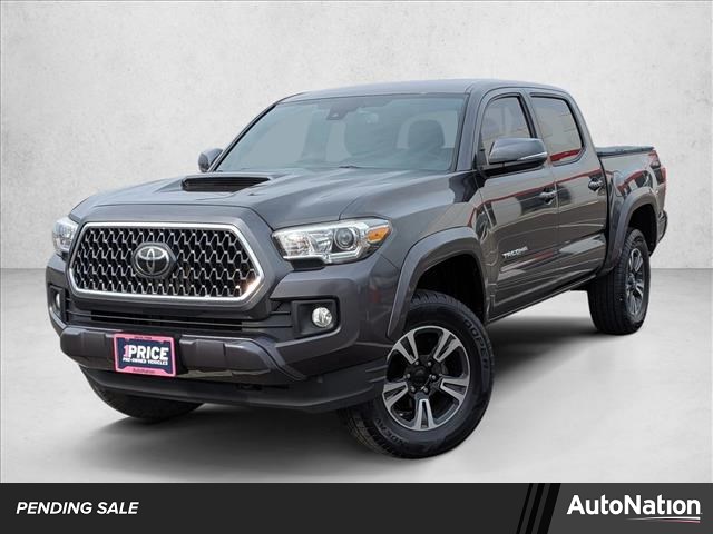 Magnetic Gray Metallic 2019 Toyota Tacoma TRD Sport Double Cab 4WD Pickup Truck Four-Wheel Drive Automatic