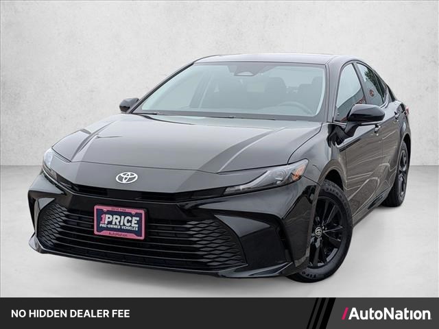 Midnight Black Metallic 2025 Toyota Camry Sedan Front-Wheel Drive Automatic
