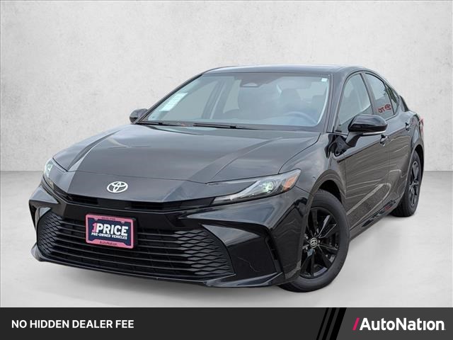 Midnight Black Metallic 2025 Toyota Camry Sedan Front-Wheel Drive Automatic