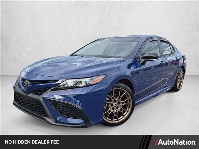 Reservoir Blue 2023 Toyota Camry Sedan All-Wheel Drive Automatic