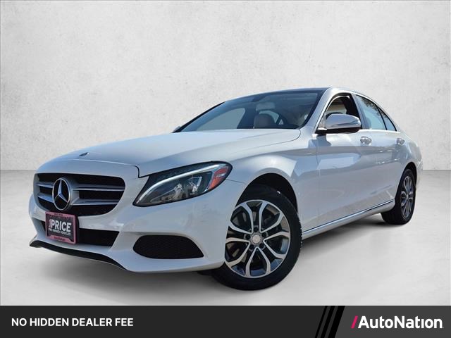 Polar White 2015 Mercedes-Benz C-Class Sedan All-Wheel Drive Automatic