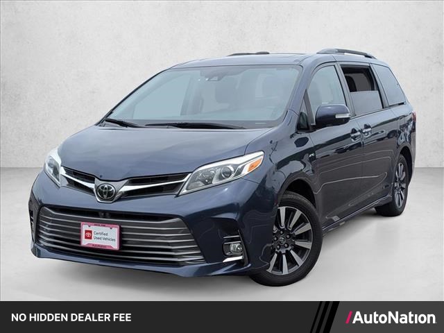 Parisian Night Pearl 2019 Toyota Sienna Limited Premium 7-Passenger AWD Minivan All-Wheel Drive Automatic