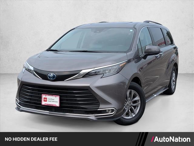 Predawn Gray Mica 2024 Toyota Sienna Minivan Front-Wheel Drive Automatic