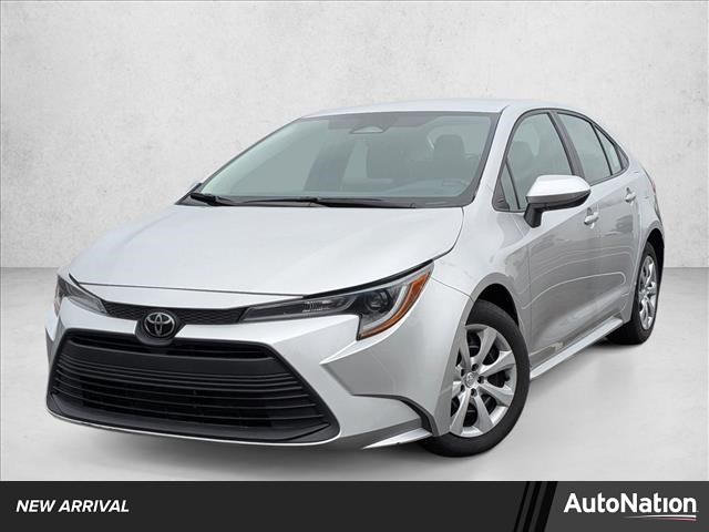 Classic Silver Metallic 2024 Toyota Corolla LE FWD Sedan Front-Wheel Drive Continuously Variable Transmission