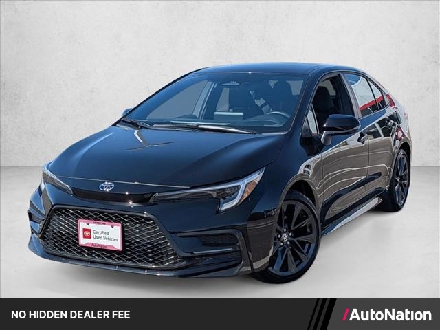 Midnight Black Met 2026 Toyota Corolla SE FWD Sedan Front-Wheel Drive Continuously Variable Transmission