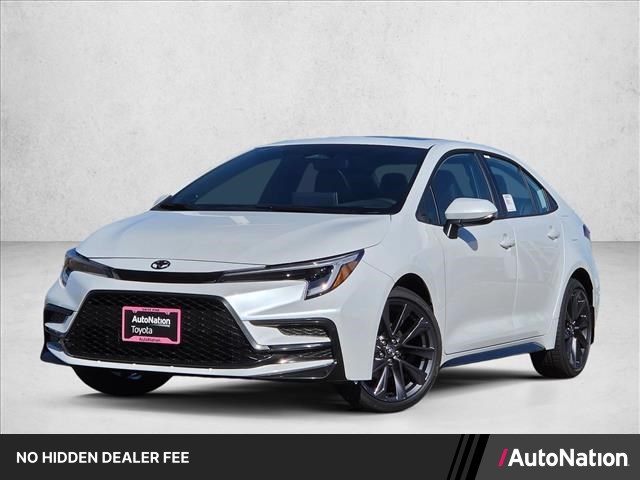 White (Wind Chill Pearl) 2026 Toyota Corolla Sedan Front-Wheel Drive Continuously Variable Transmission