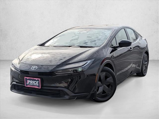 Midnight Black Metallic 2025 Toyota Prius LE FWD Hatchback Front-Wheel Drive Automatic