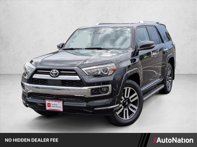 Midnight Black Metallic 2022 Toyota 4Runner Limited 4WD SUV / Crossover All-Wheel Drive Automatic