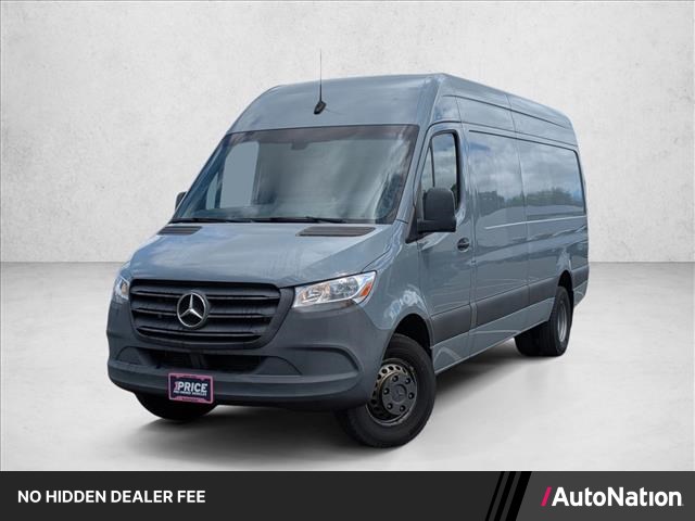 Blue Grey 2021 Mercedes-Benz Sprinter Cargo 3500 170 V6 High Roof RWD Van 4X2 Automatic