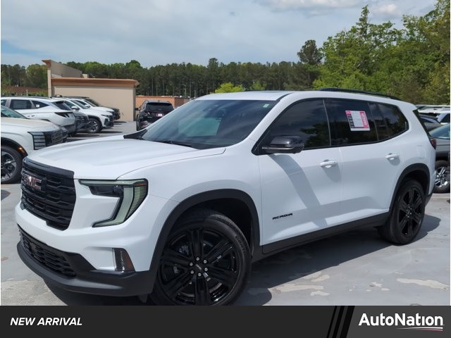 Summit White 2025 GMC Acadia Elevation FWD SUV / Crossover Front-Wheel Drive 8-Speed Automatic