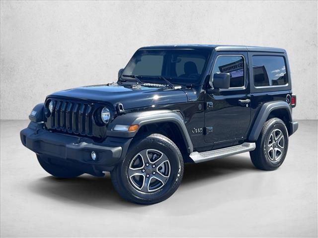 Black Clearcoat 2023 Jeep Wrangler Sport S 2-Door 4WD SUV / Crossover Four-Wheel Drive 8-Speed Automatic