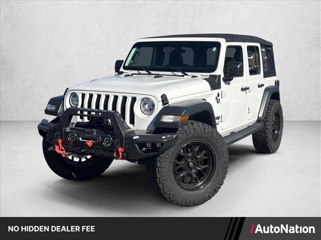 Bright White Clearcoat 2023 Jeep Wrangler SUV / Crossover Four-Wheel Drive 8-Speed Automatic