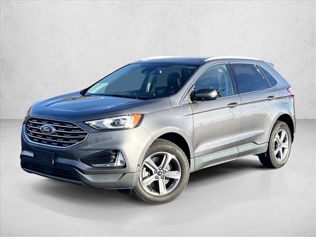 Carbonized Gray Metallic 2021 Ford Edge SEL FWD SUV / Crossover Front-Wheel Drive 8-Speed Automatic