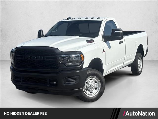 Bright White Clearcoat 2023 RAM 2500 Pickup Truck Four-Wheel Drive 6-Speed Automatic