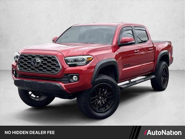 Barcelona Red Metallic 2022 Toyota Tacoma TRD Off Road Double Cab 4WD Pickup Truck Four-Wheel Drive Automatic