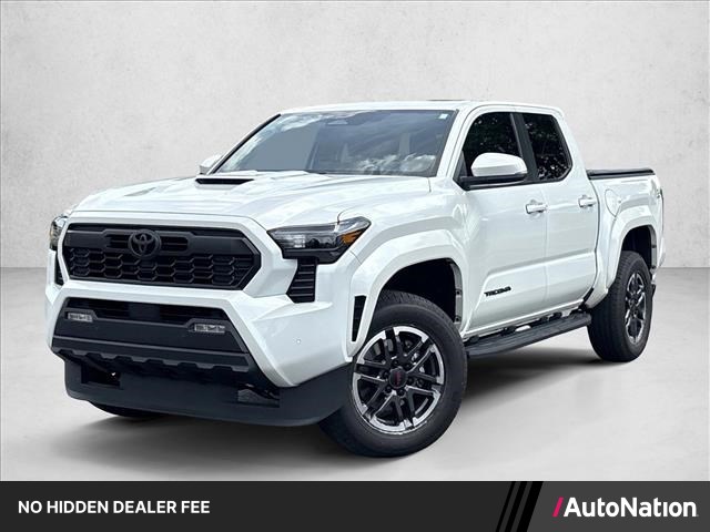 White (Wind Chill Pearl) 2024 Toyota Tacoma TRD Sport Double Cab RWD Pickup Truck 4X2 Automatic