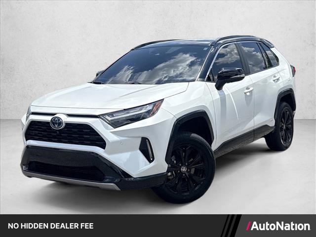White 2023 Toyota RAV4 Hybrid SUV / Crossover All-Wheel Drive Automatic