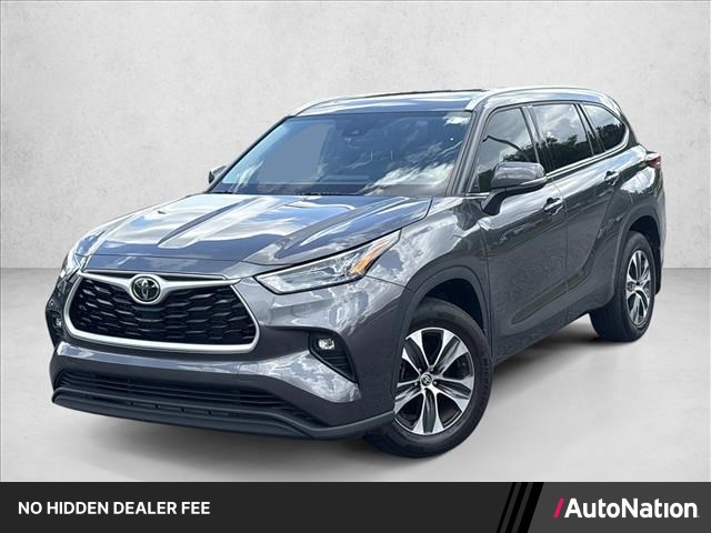 Magnetic Gray Metallic 2022 Toyota Highlander SUV / Crossover All-Wheel Drive Automatic