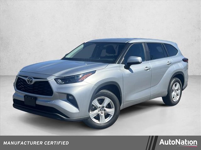Celestial Silver Metallic 2025 Toyota Highlander LE FWD SUV / Crossover Front-Wheel Drive Automatic