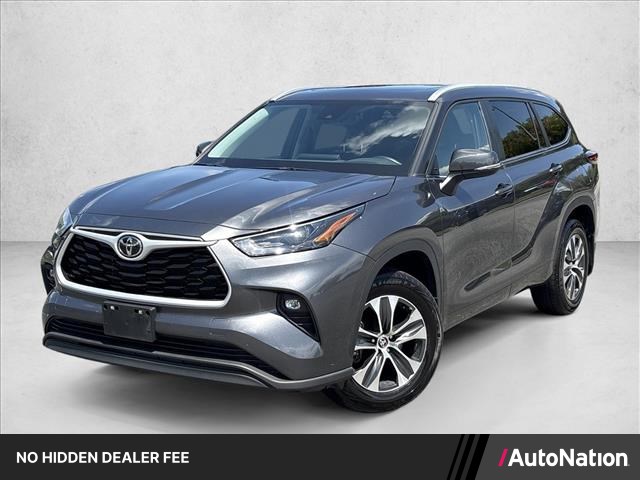 Magnetic Gray Metallic 2025 Toyota Highlander SUV / Crossover All-Wheel Drive Automatic