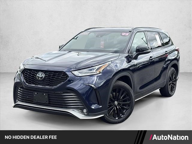 Blue 2025 Toyota Highlander SUV / Crossover All-Wheel Drive Automatic