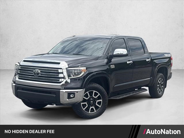 Midnight Black Met 2018 Toyota Tundra 1794 Edition CrewMax 5.7L FFV 4WD Pickup Truck Four-Wheel Drive Automatic