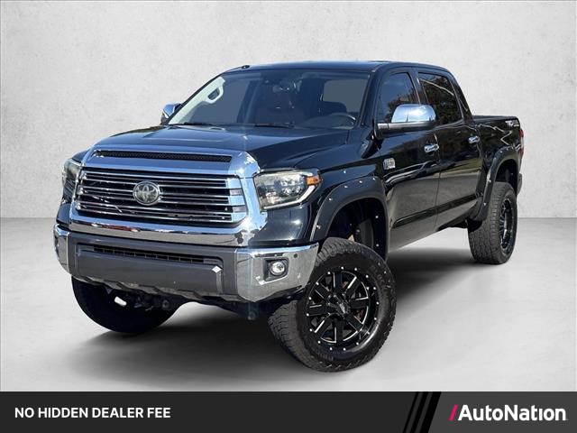 Midnight Black Metallic 2019 Toyota Tundra Pickup Truck Four-Wheel Drive Automatic