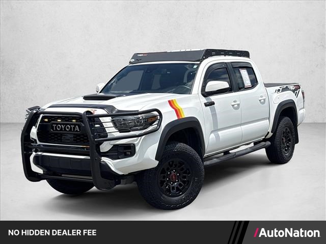 Super White 2019 Toyota Tacoma Pickup Truck Four-Wheel Drive Automatic