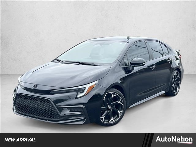 Midnight Black 2025 Toyota Corolla FX FWD Sedan Front-Wheel Drive Continuously Variable Transmission