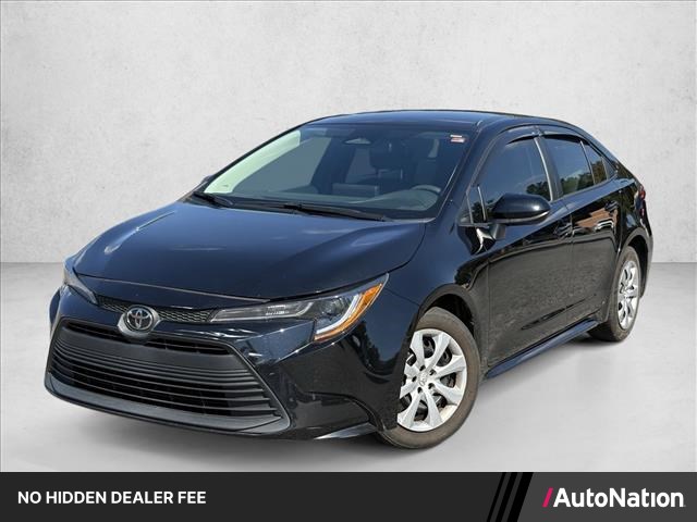 Midnight Black Metallic 2025 Toyota Corolla Sedan Front-Wheel Drive Continuously Variable Transmission