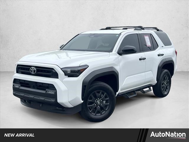 White 2025 Toyota 4Runner SR5 4WD SUV / Crossover Four-Wheel Drive Automatic