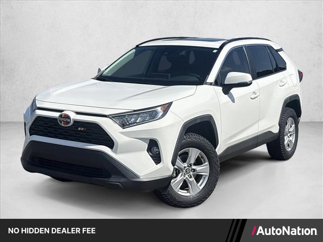 Super White 2020 Toyota RAV4 SUV / Crossover Front-Wheel Drive Automatic