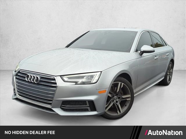 Florett Silver Metallic 2018 Audi A4 Sedan Front-Wheel Drive Automatic
