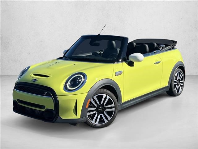 Zesty Yellow 2023 MINI Cooper S Convertible FWD Convertible Front-Wheel Drive Automatic