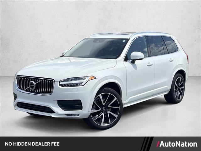 Ice White 2021 Volvo XC90 T6 Momentum 6-Passenger AWD SUV / Crossover All-Wheel Drive Automatic