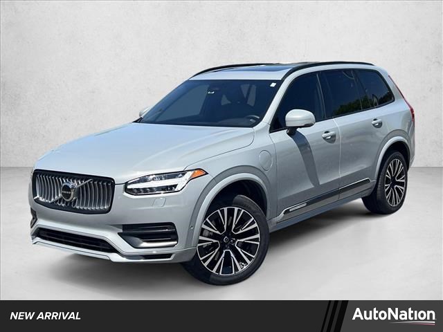 Gray (Platinum Grey Metallic) 2024 Volvo XC90 Recharge T8 Plus Bright Theme 7-Passenger eAWD SUV / Crossover All-Wheel Drive Automatic