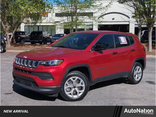 Red Hot Pearlcoat 2025 Jeep Compass Sport 4WD SUV / Crossover Four-Wheel Drive 8-Speed Automatic
