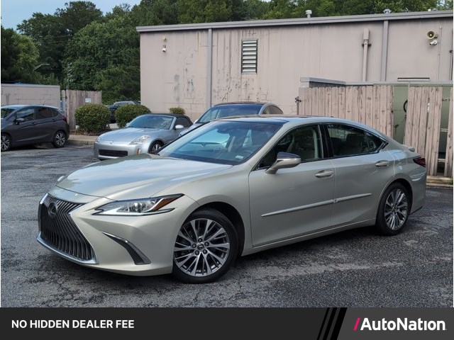 Brown (Moonbeam Beige Metallic) 2021 Lexus ES Sedan Front-Wheel Drive Automatic