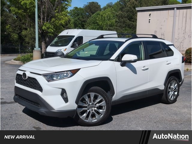 Super White 2019 Toyota RAV4 XLE Premium AWD SUV / Crossover All-Wheel Drive Automatic