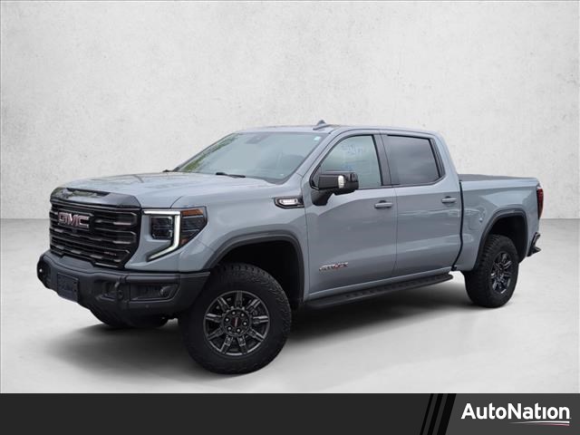 Thunderstorm Gray 2025 GMC Sierra 1500 AT4X Crew Cab 4WD Pickup Truck Four-Wheel Drive Automatic