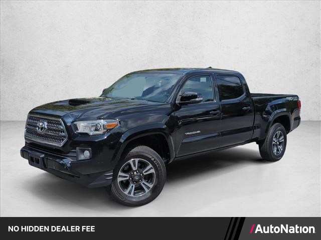 Black 2016 Toyota Tacoma Pickup Truck Four-Wheel Drive Automatic