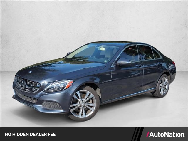 Steel Gray Metallic 2015 Mercedes-Benz C-Class Sedan All-Wheel Drive Automatic