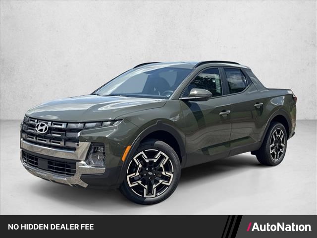 Rockwood Green 2025 Hyundai Santa Cruz Limited Crew Cab AWD Pickup Truck All-Wheel Drive Automatic