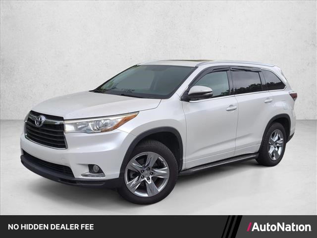 White (Blizzard Pearl) 2015 Toyota Highlander SUV / Crossover Front-Wheel Drive Automatic